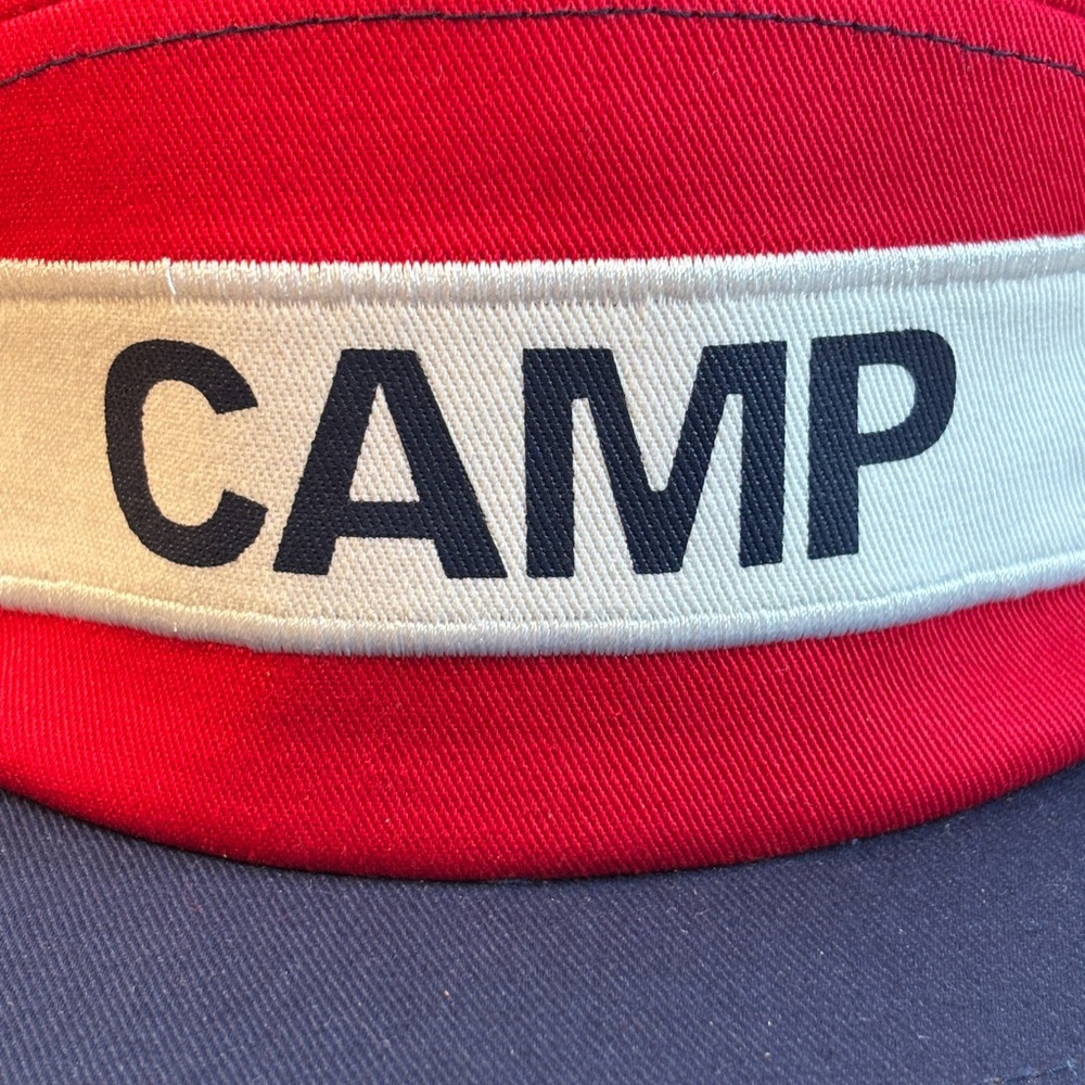 Red, White & Blue 'CAMP Headwear Original” Star Five-Panel Cap NWOT !! - Picture 2 of 6